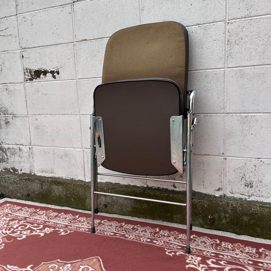 ビンテージ古家具◾️okamura 岡村 折り畳みチェア 椅子