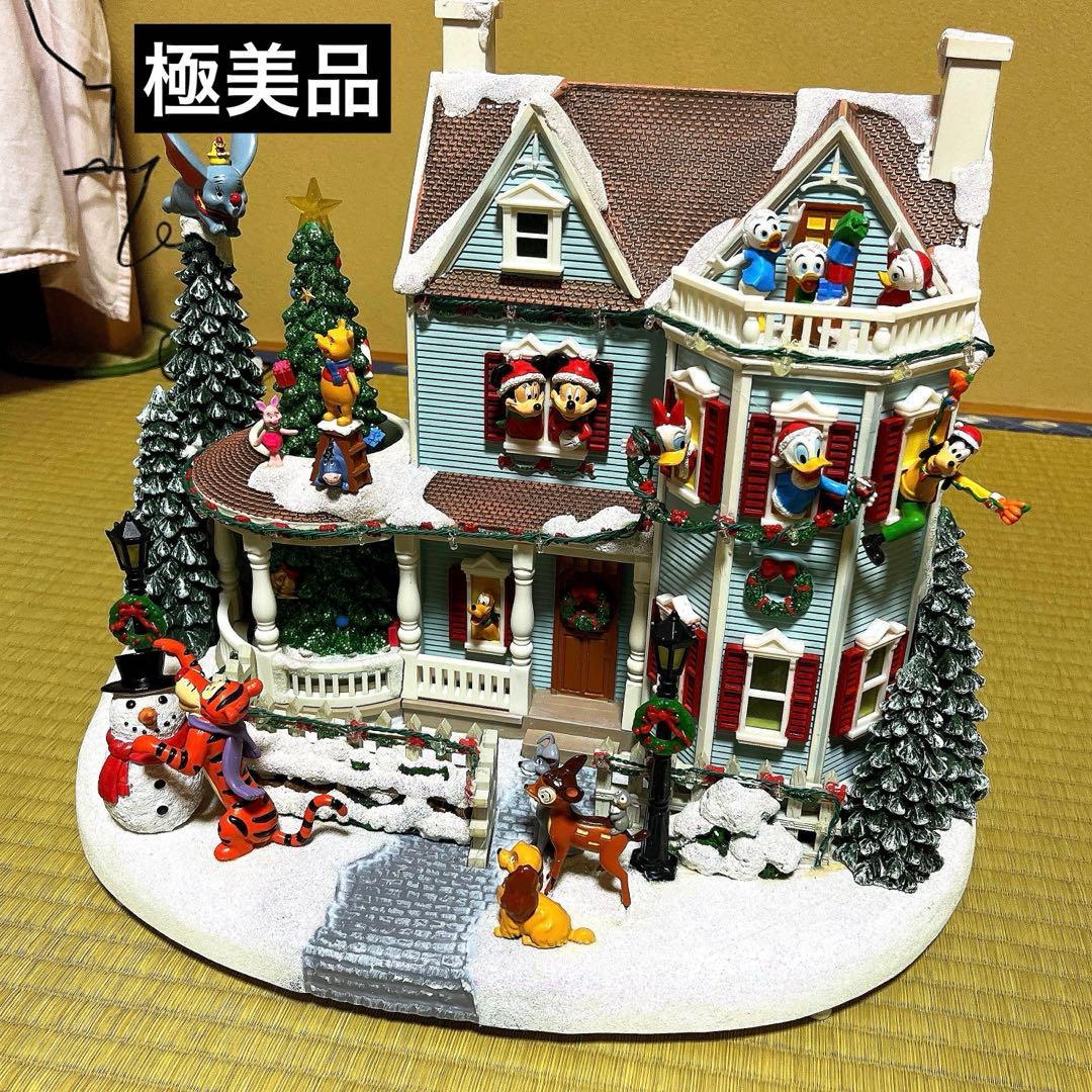 極美品　ディズニー♪Animated Holiday House ♪Costco Disney Animated Holiday House with Lights and Music | Costco