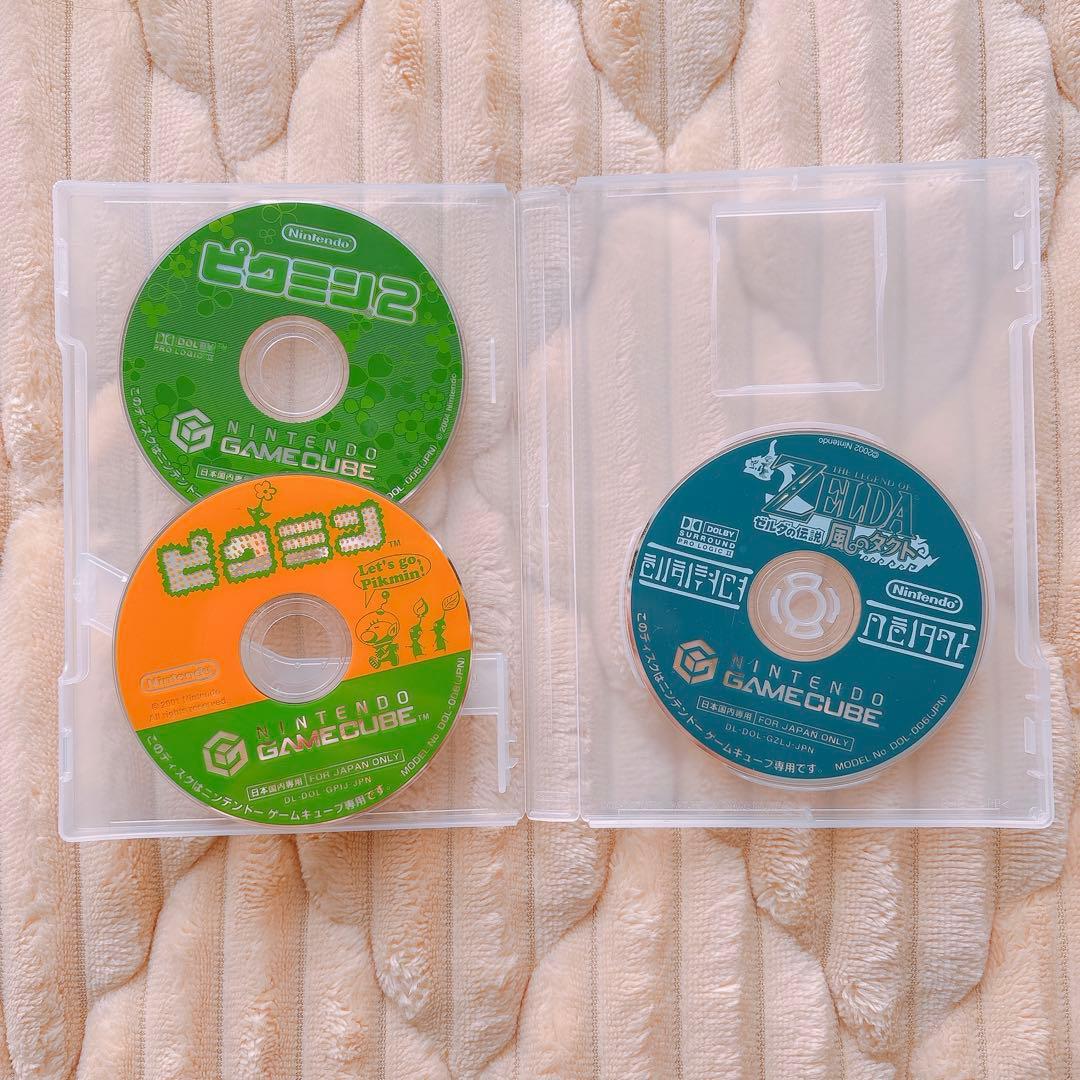 動作未確認】任天堂 ゲームキューブ ソフト 3枚セット ピクミン ゼル伝