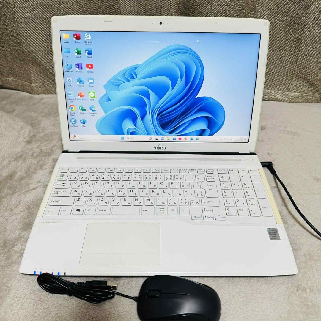 S283 Fujitsuノートパソコン WEBカメラSSDサクサク動くWin11 - メルカリ