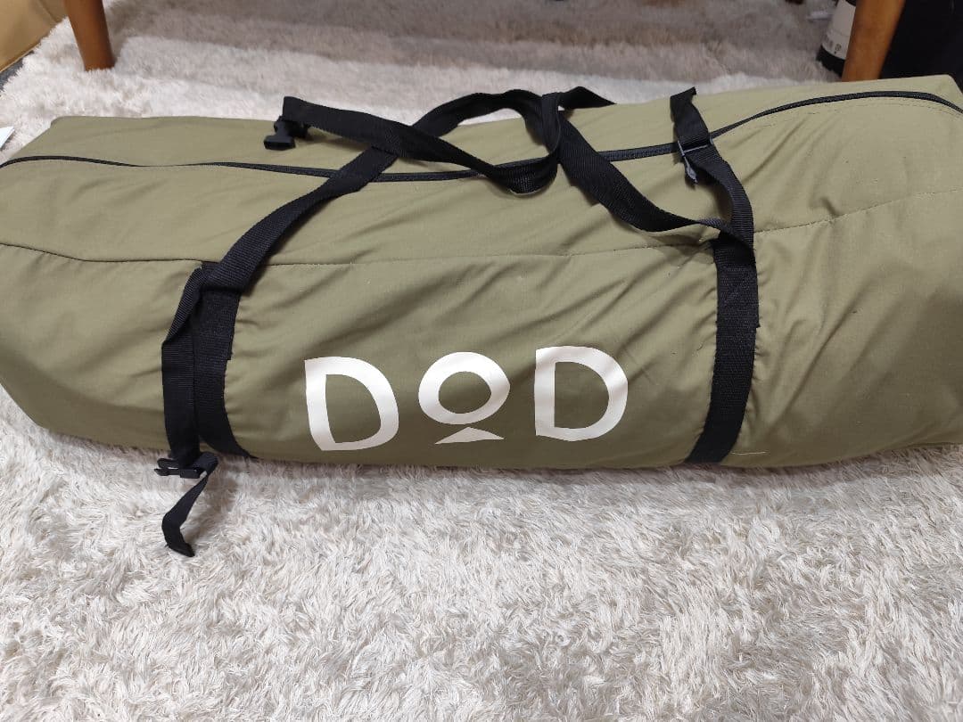 DOD NUNO-ICHI(M) タープ・シェード 1回使用のみ ヌノイチ 軍幕 DODの新商品NUNO-ICHI（ヌノイチ）はアイデア次第でテントにも