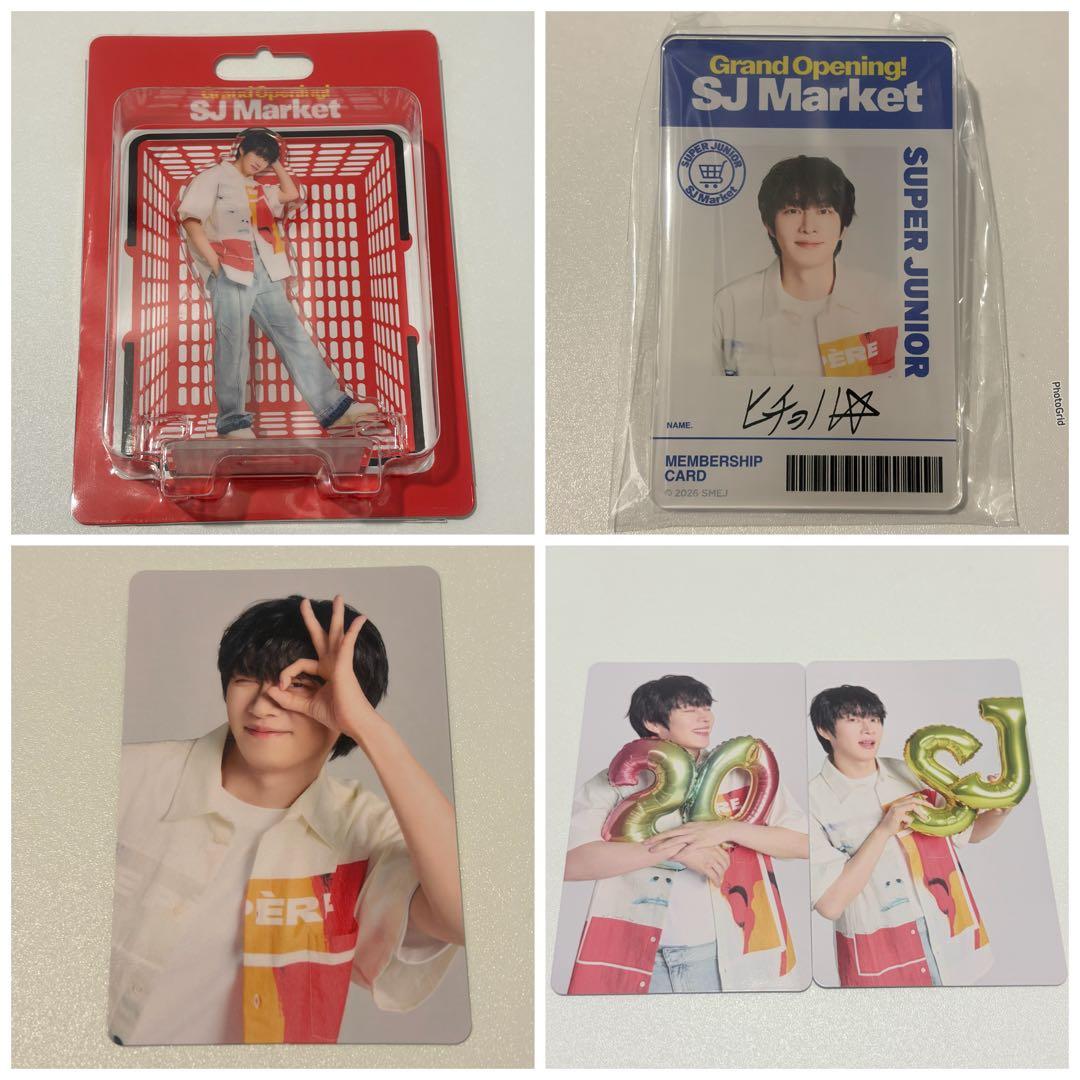 SUPERJUNIOR SJ MARKET アクスタ プレート トレカ ヒチョル - メルカリ