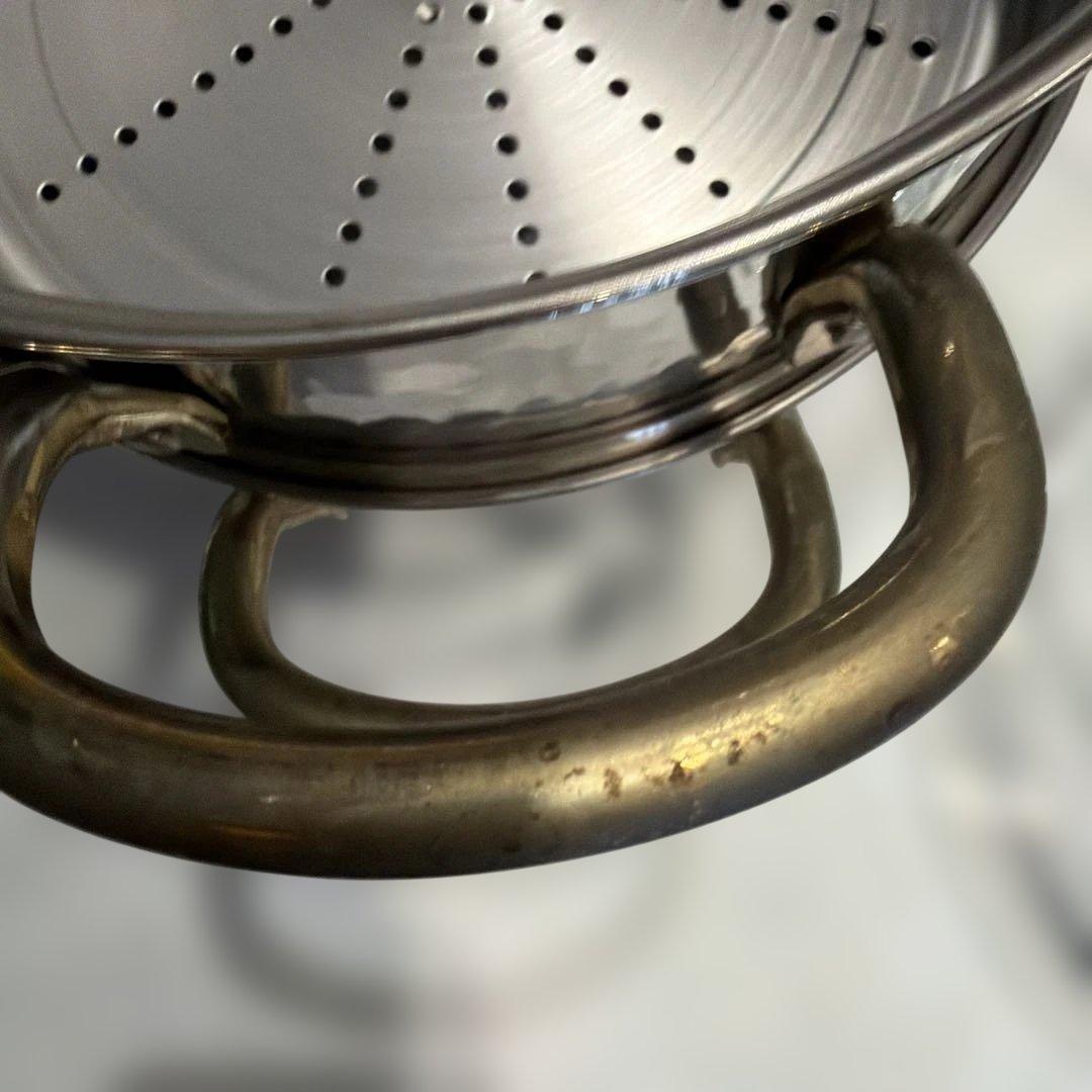 ステンレススチール 蒸し器 両側ハンドルVシリーズ18-8 - メルカリ