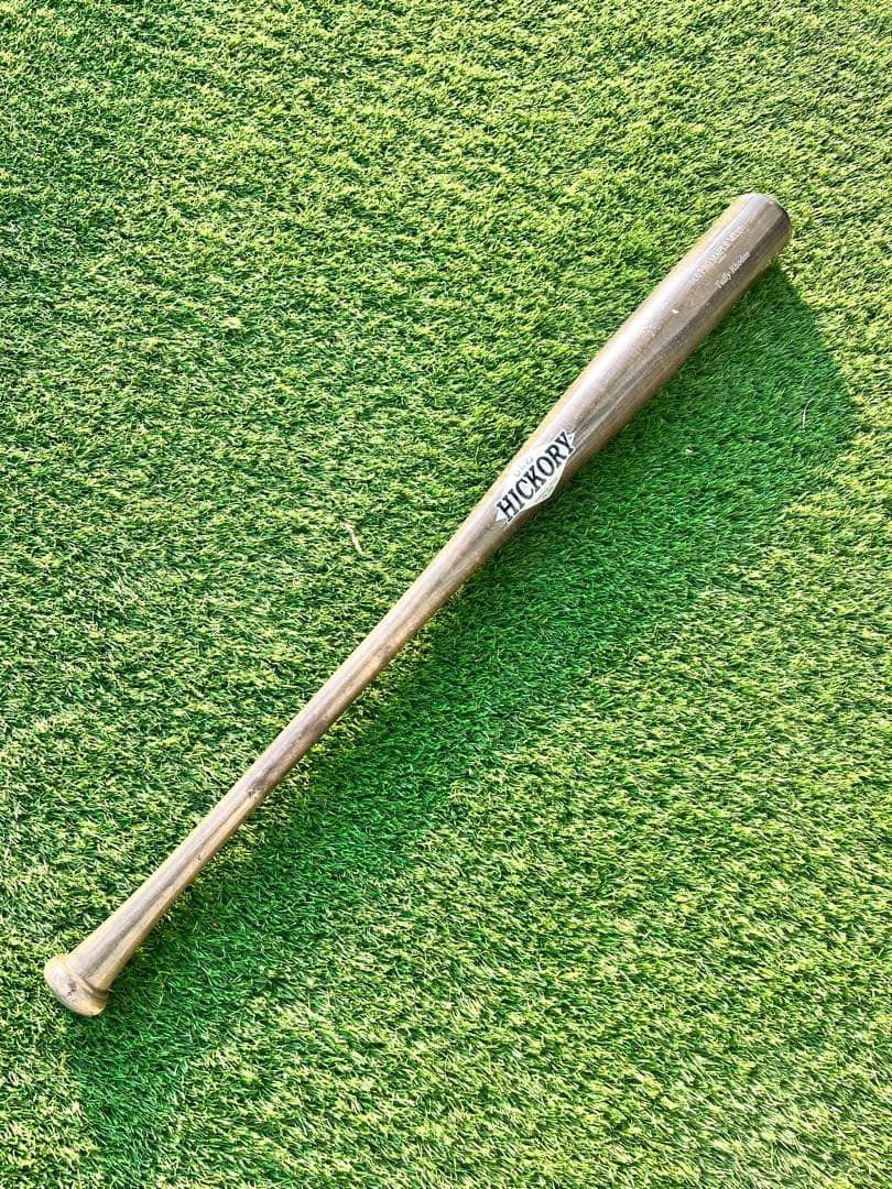 本人手渡品】オールドヒッコリー 硬式木製バット タフィー・ローズ