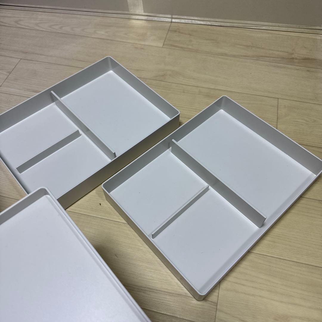 無印良品】ABS樹脂 脚付トレー（4つセット） - メルカリ