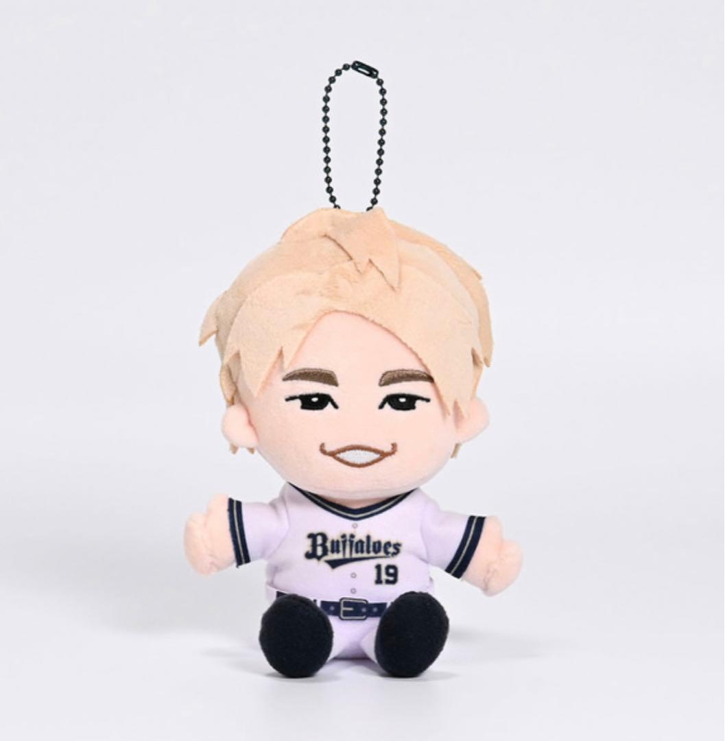オリックス 山岡泰輔 Buffaloes 選手ぬいぐるみキーチェーン 新品