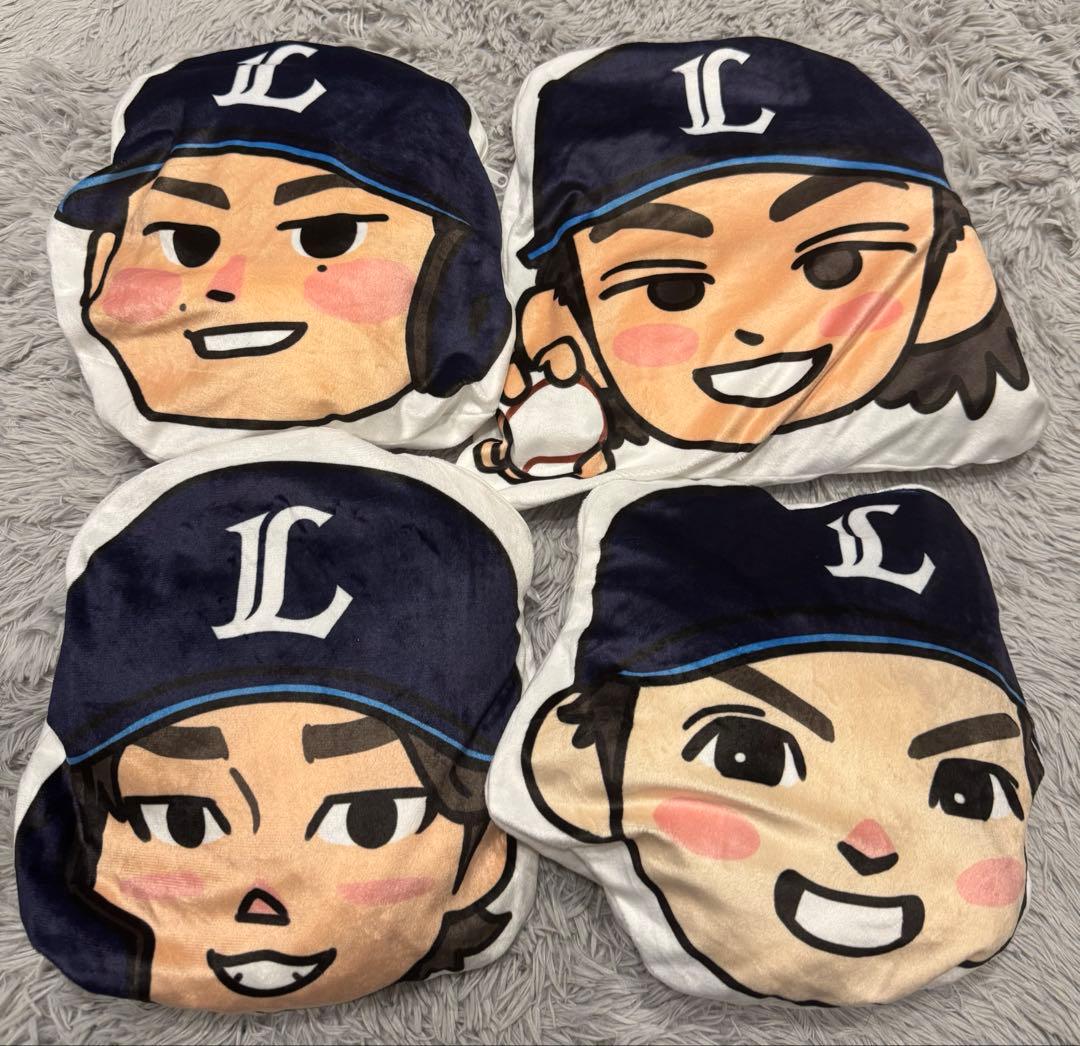 埼玉西武ライオンズ プレイヤーズ2WAYブランケット4種類コンプリート