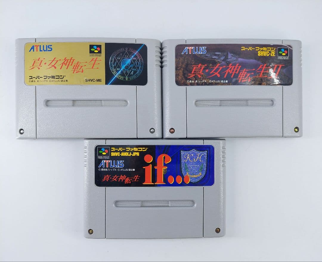 SFC スーパーファミコン 真 女神転生 真 女神転生II if.. 3本セット