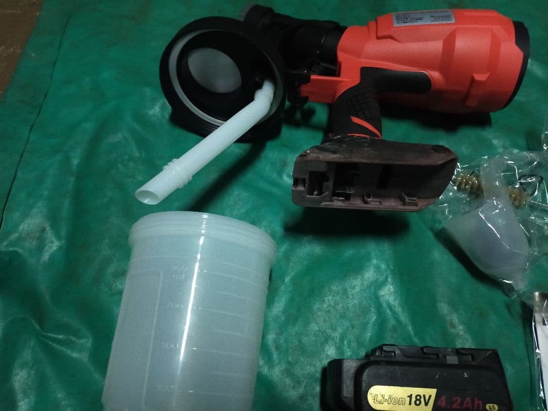 モノタロウ 充電式スプレーガン パナソニックバッテリー仕様 - メルカリ