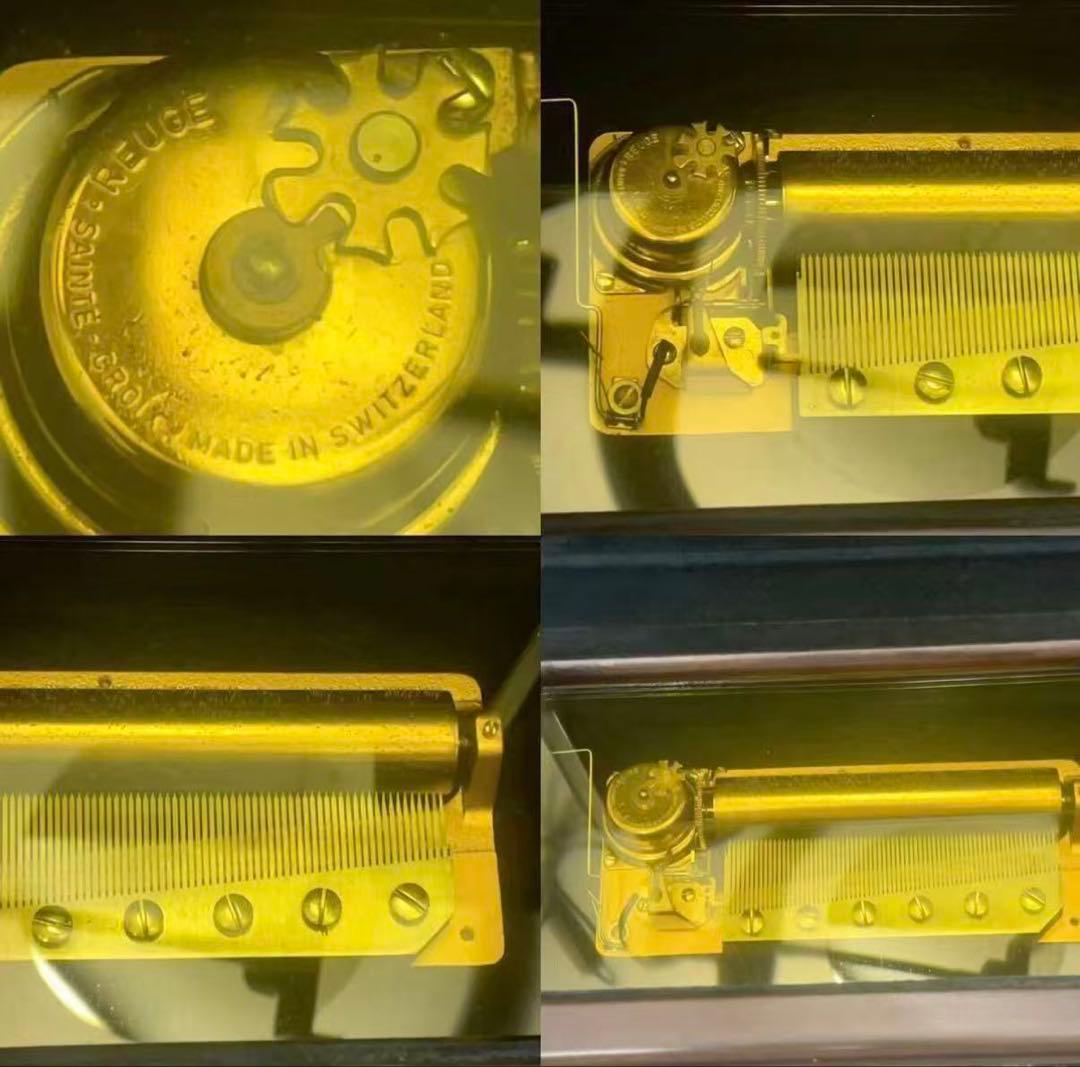 厳選希少作 REUGE リュージュ 72弁 オルゴール カポディモンテ 七宝