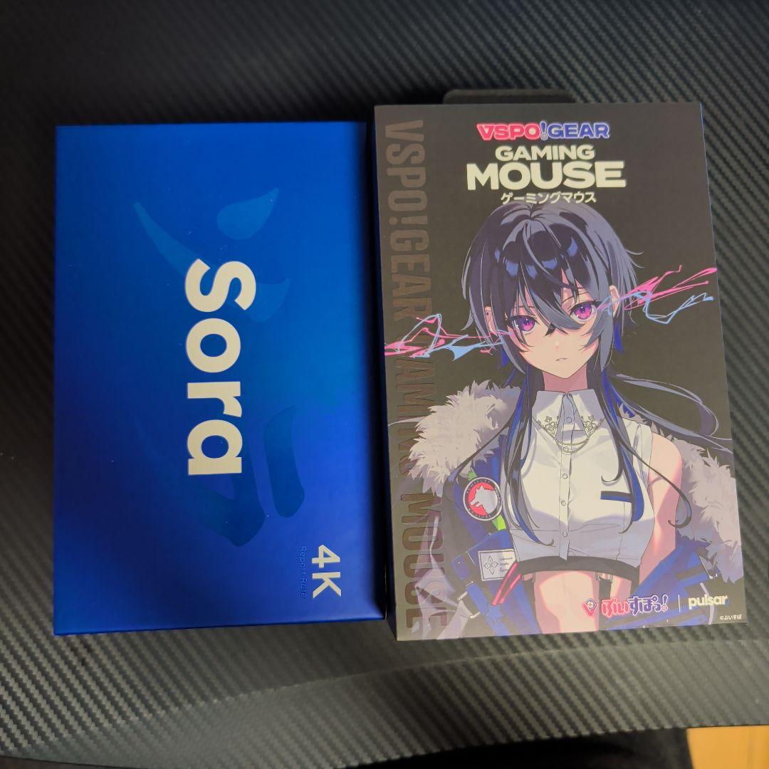 ぶいすぽっ！一ノ瀬うるはゲーミングマウス＆ninjutso Sora 4Kセット