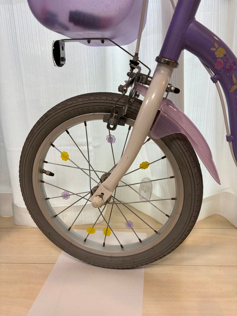 子供用 自転車 16インチ】 ラプンツェル - メルカリ