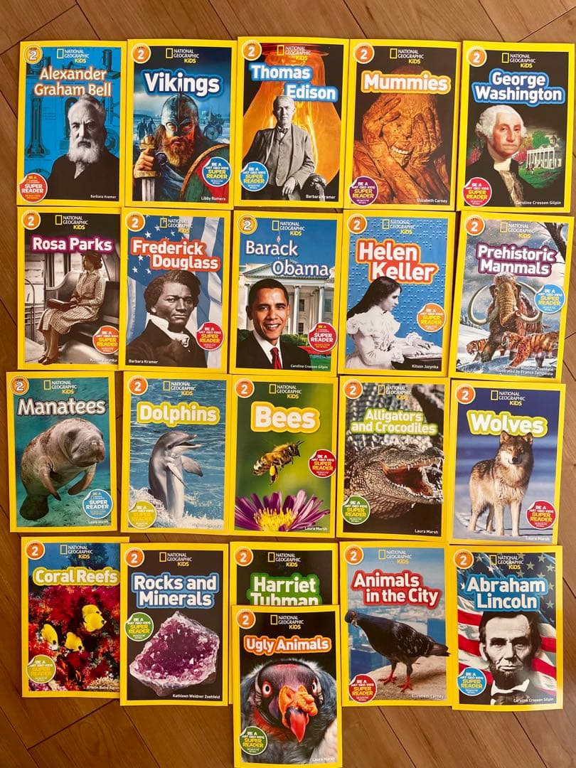 National Geographic Kids L1-3英語絵本125冊セット - メルカリ