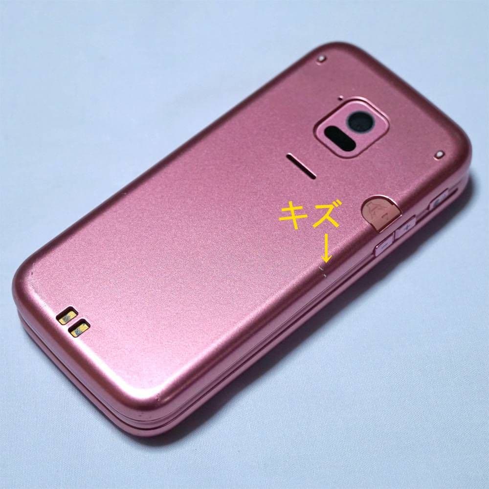 らくらくホン docomo F-02J ピンク - メルカリ