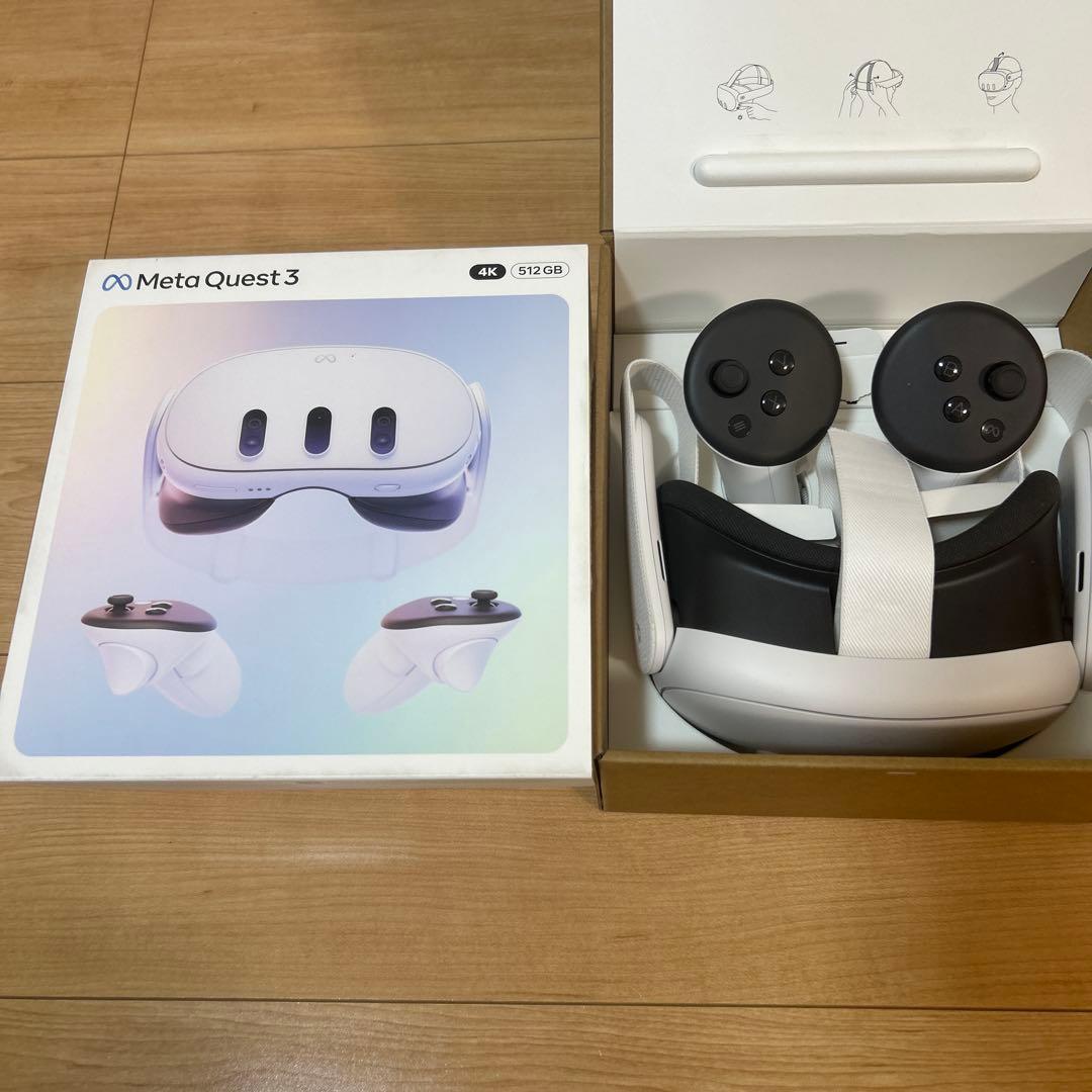 メタクエスト３  Quest3 512GBモデル　 VRヘッドセット 新型VRヘッドセット「Meta Quest 3」本日10月10日発売！ - GAME Watch