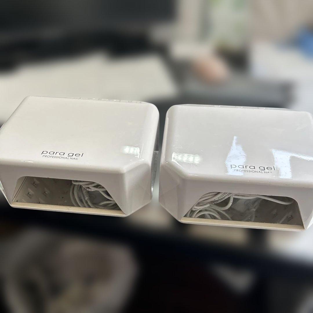 para gel UV/LEDネイルライト　2台セット 48W/24Wネイルライト ジェルネイル 低ヒート機能【送料無料】自動