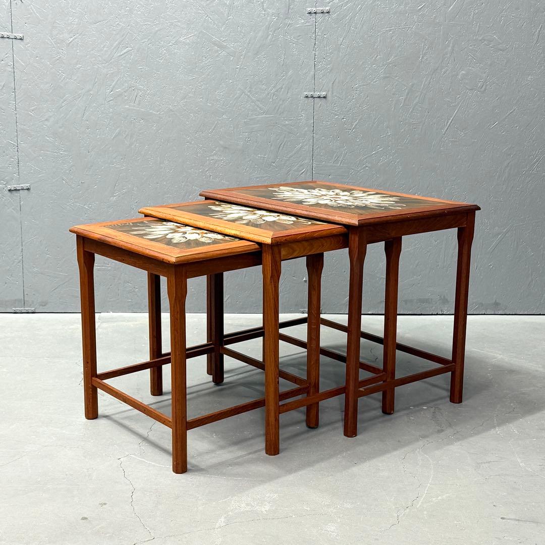 北欧デンマーク ヴィンテージ タイルトップ テストテーブル (501