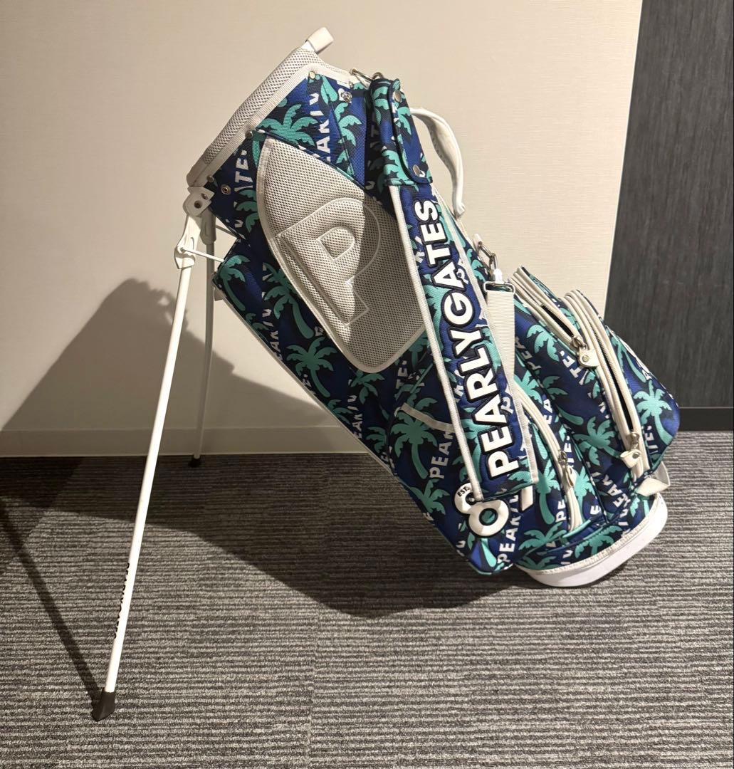 PEARLY GATES ヤシの木柄キャディバッグ - メルカリ