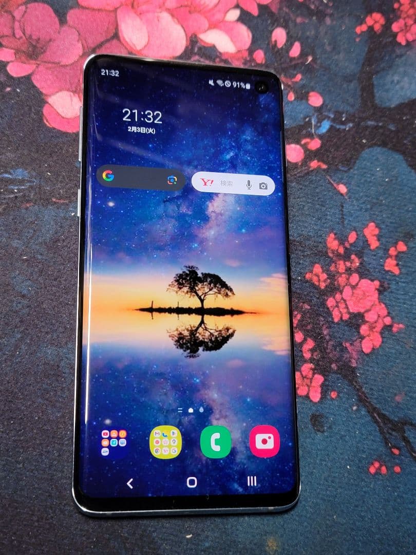 Samsung Galaxy S10 本体 128GB Prismブルー Amazon.com: Samsung Galaxy S10 128GB Unlocked G973U Prism Blue