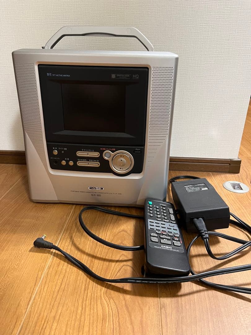 希少】CASIO TFT VF-50S ポータブル ビデオカセットレコーダー - メルカリ