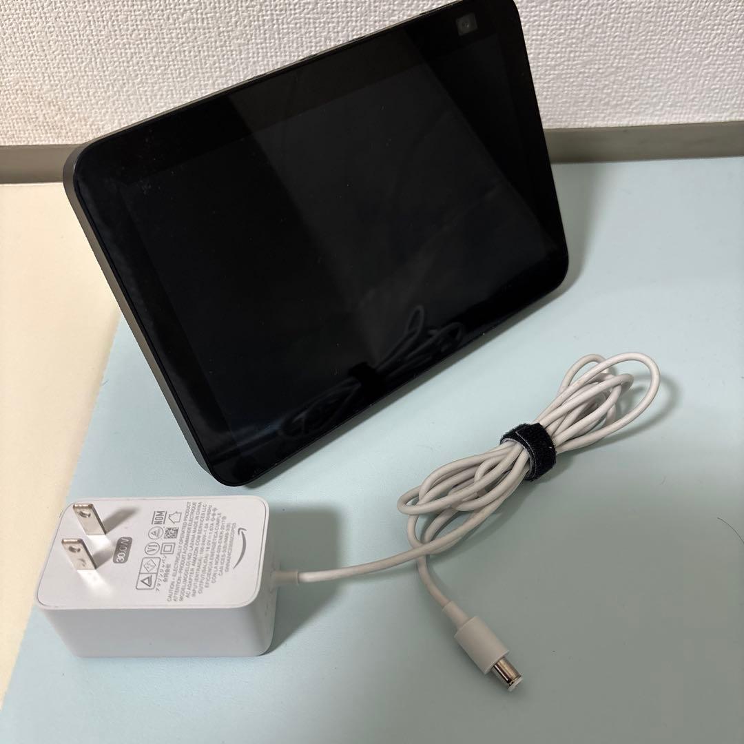 動作確認済み・初期化済み】Echo Show 8（第2世代）チャコール - メルカリ