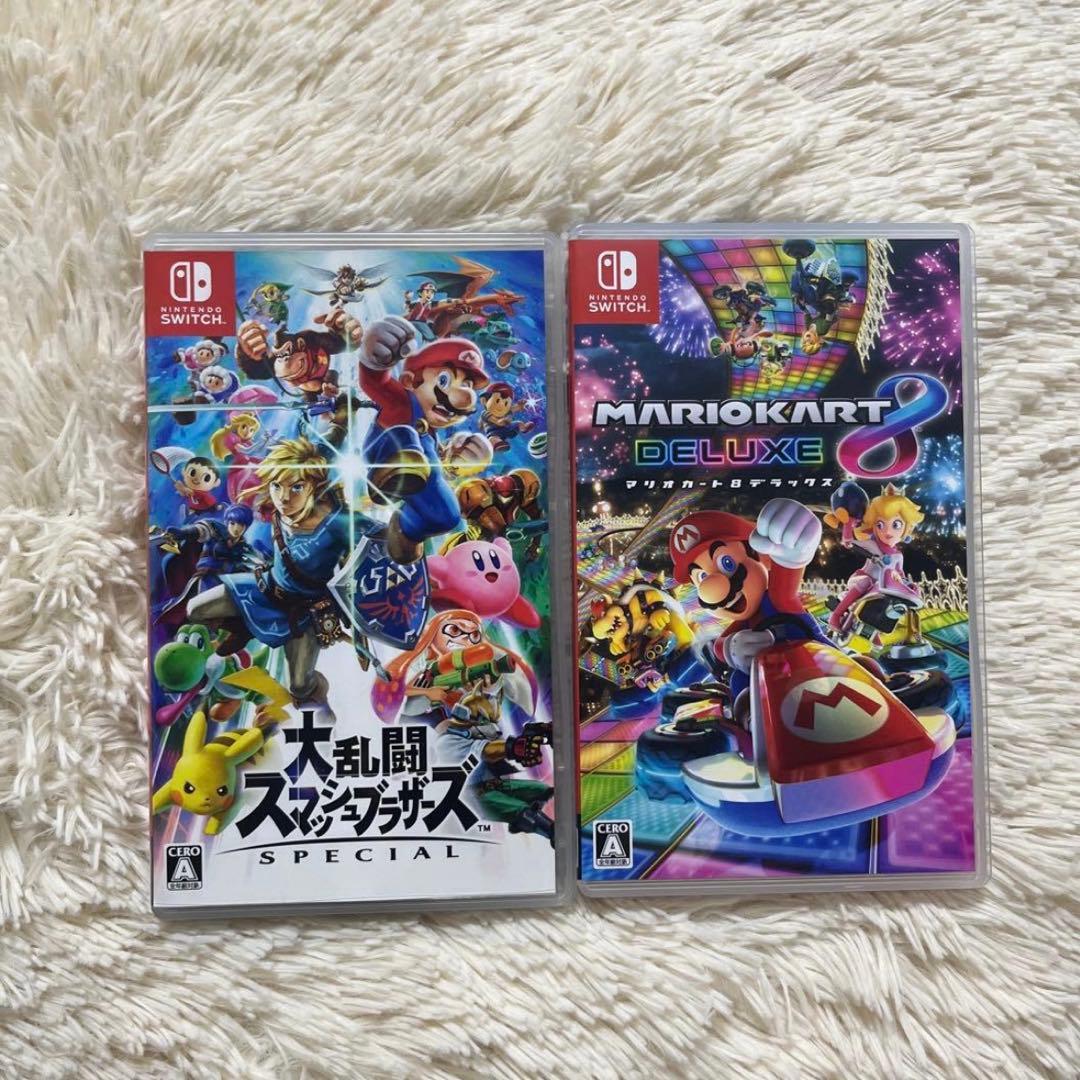 Nintendo Switchソフト スマブラSP マリオカート8DX セット - メルカリ