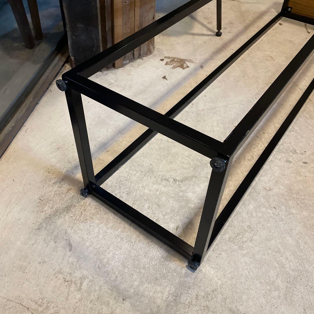 ディスプレ用什器 ステンレス サビ加工 木製板