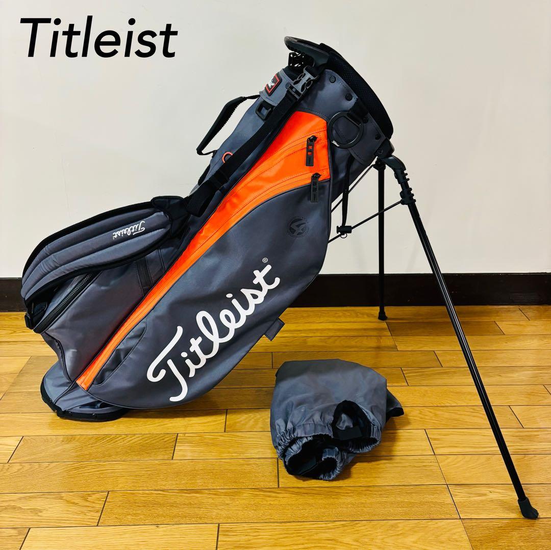 【ほぼ未使用品】タイトリスト キャディバッグ スタンド式送料込み　4分割 楽天市場】タイトリスト スタンドキャディバッグ New Players 4
