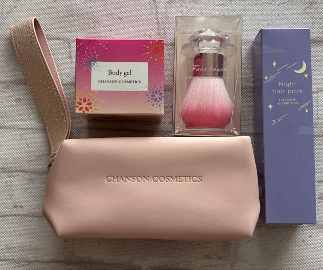 シャンソン化粧品未使用4点まとめ メイクアップポーチ ボディジェル他