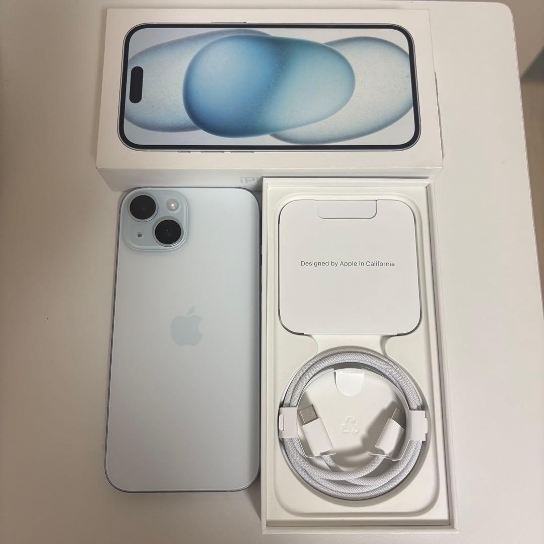 Apple iPhone 15 256GB ブルー - メルカリ