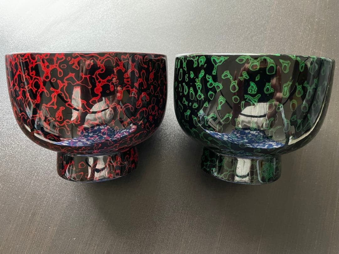 輪島塗り 若狭塗 漆器 伝統工芸品☆深型汁椀 雑煮椀 夫婦椀 黒内赤 蓋なし sd3_2bb5ce9dde23bfbb2cb104475d