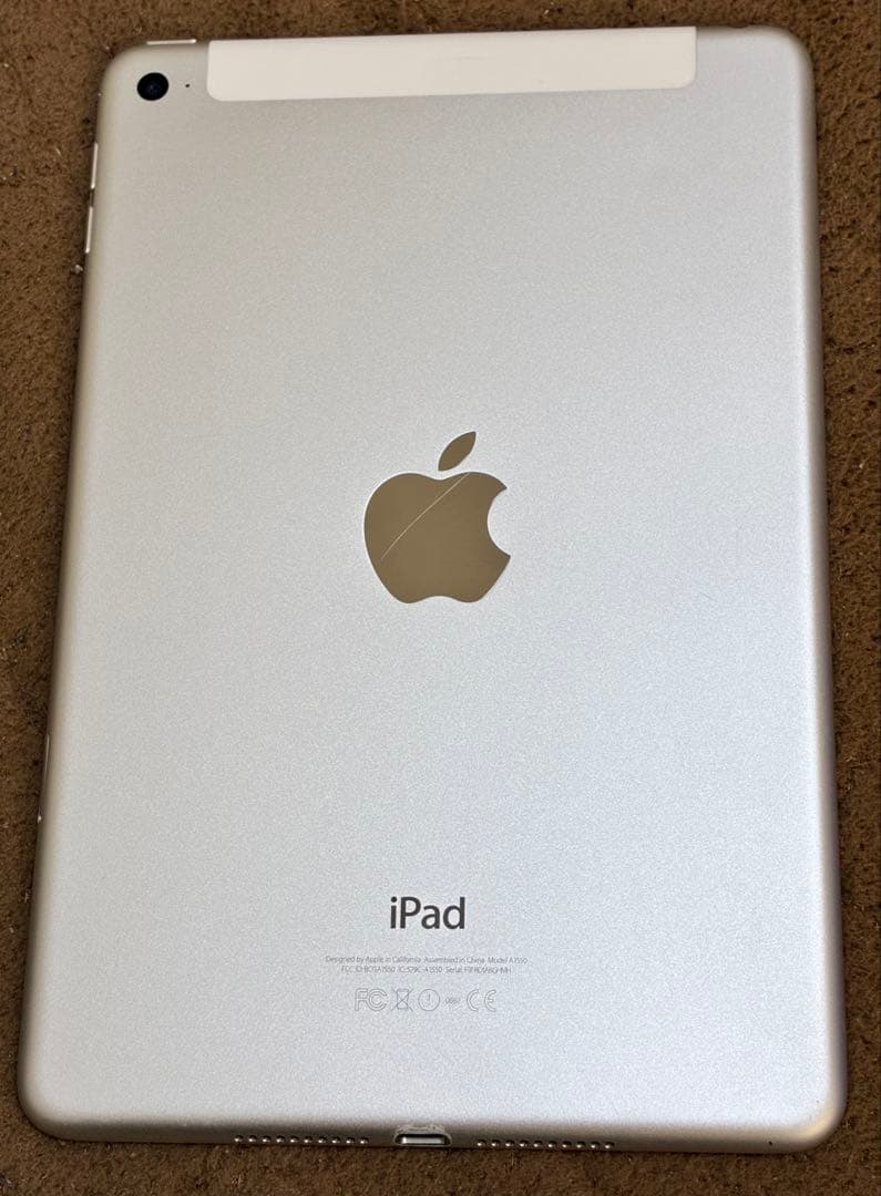美品】iPadmini4 16GB セルラー ロック解除済 工場出荷時状態 - メルカリ