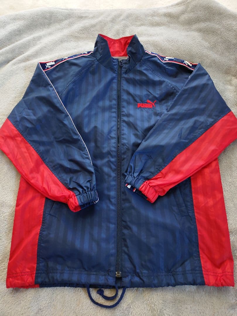 Puma ネイビー レッド ジャケット - メルカリ