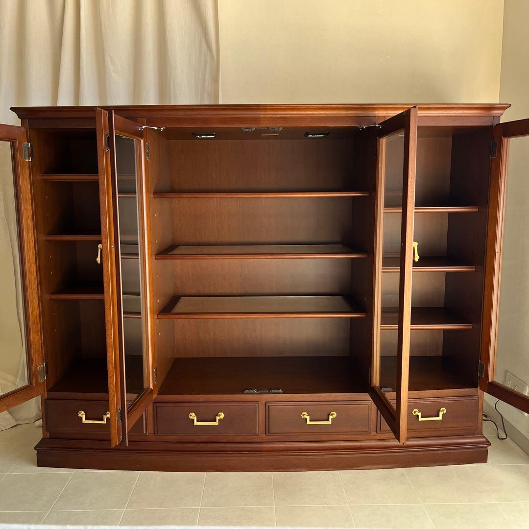 美品 マルニ maruni マルニ木工 サイドボード キャビネット 地中海 棚