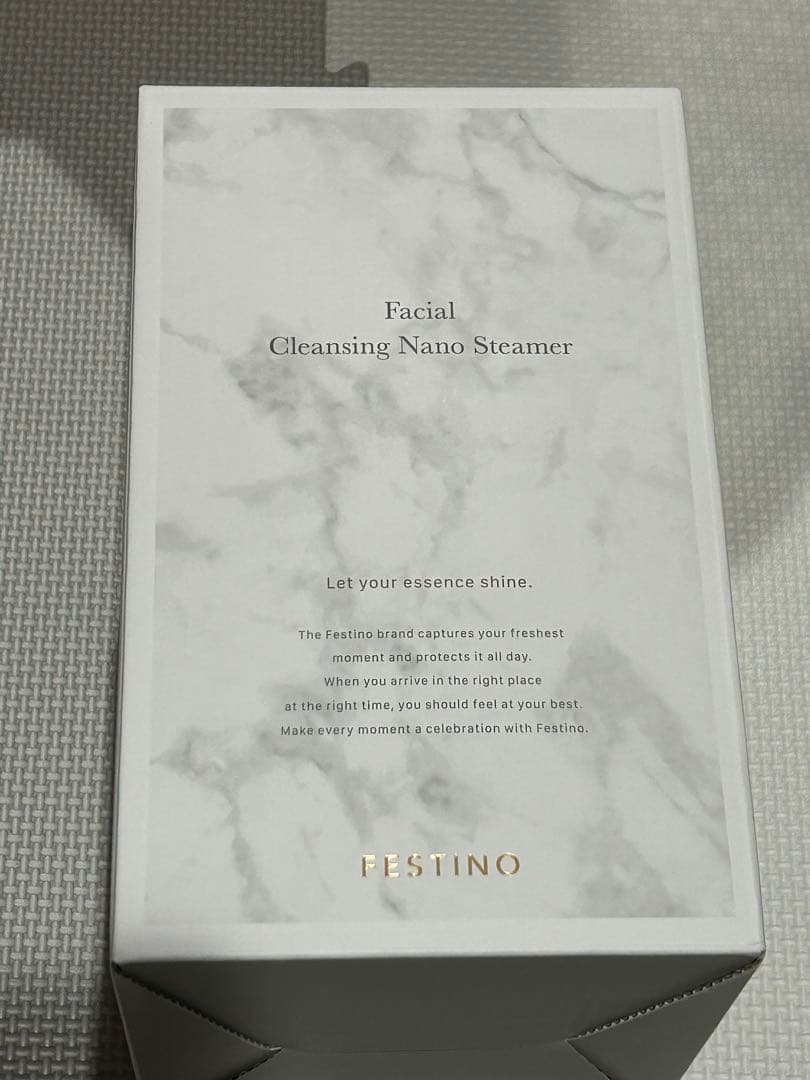 【新品未使用】FESTINO フェスティノ SMHB-033ナノスチーマー 正規取扱店】フェスティノ フェイシャル クレンジング ナノスチーマー