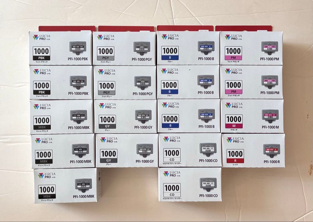 セール【メーカー純正】CanonPro-1000用 PFI-1000インク18個 セール【メーカー純正】CanonPro-1000用 PFI-1000インク18個 - メルカリ