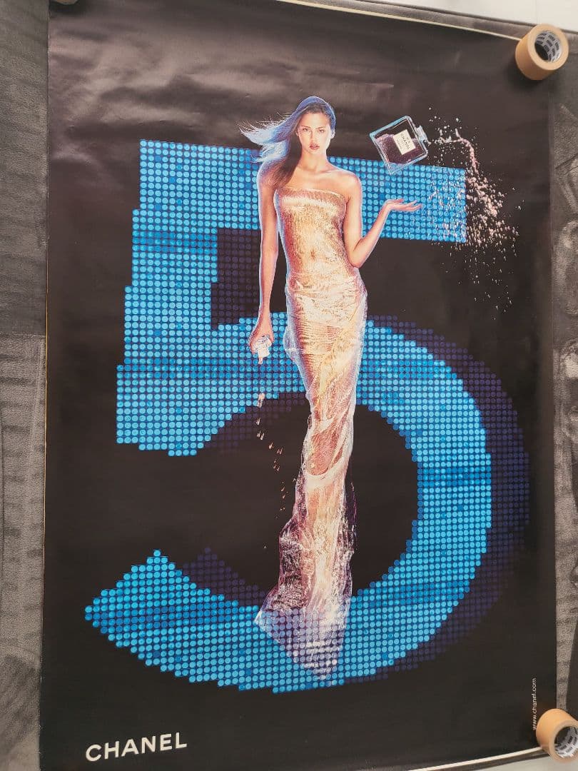 CHANEL店舗ポスターブルー ブルー ドゥ シャネル オードゥ トワレット（ヴァポリザター）(50mL