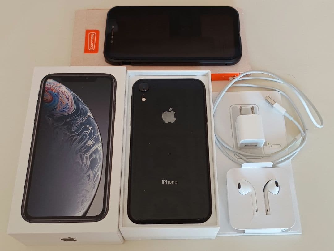 未使用充電器付き！】iPhone XR ブラック 128GB