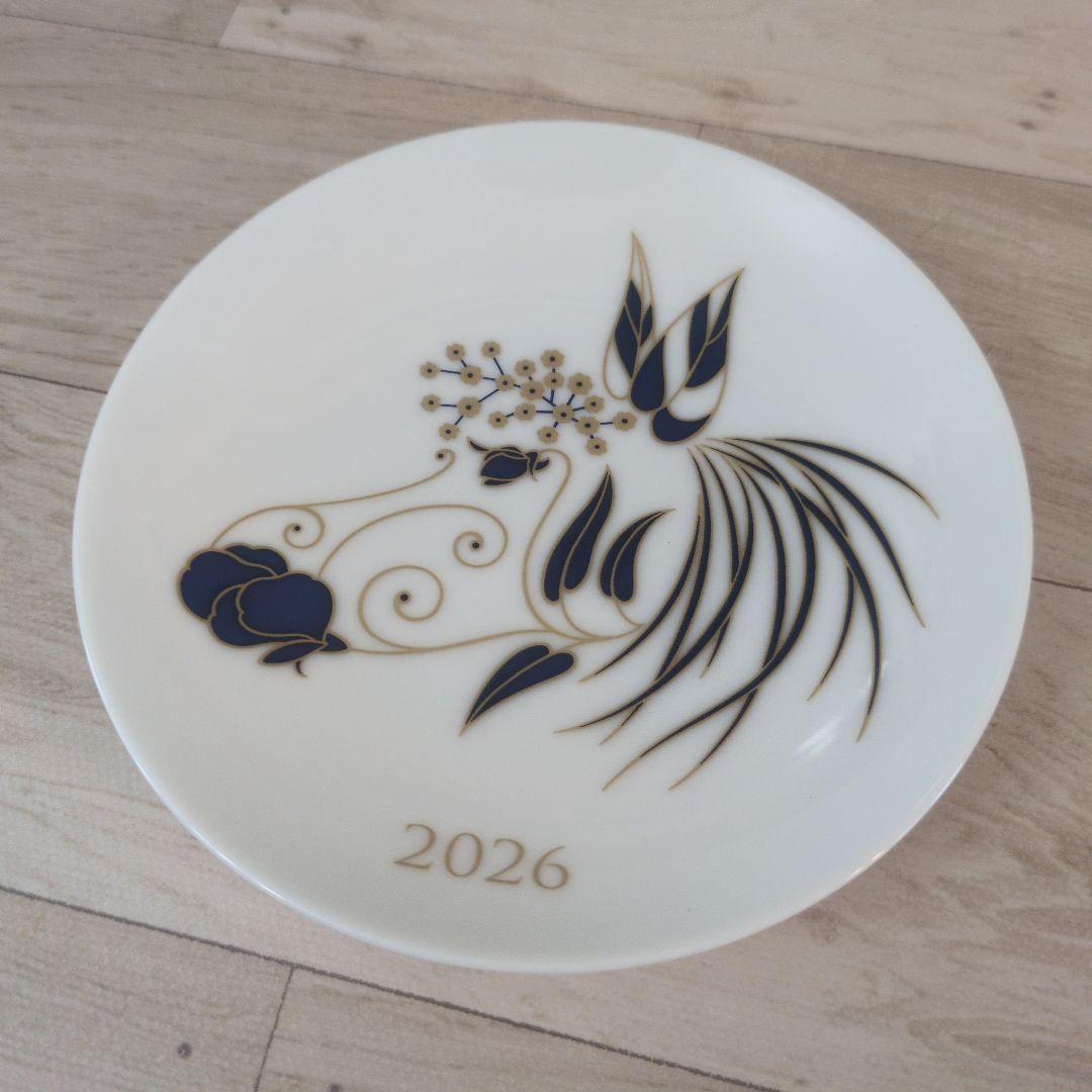 非売品·希少品】香蘭社 2026年 午年 干支ミニ飾り皿 - メルカリ