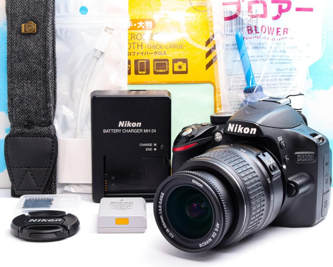 ニコン Nikon D3200⭐️ガイドモードで安心撮影⭐️スマホ転送できる