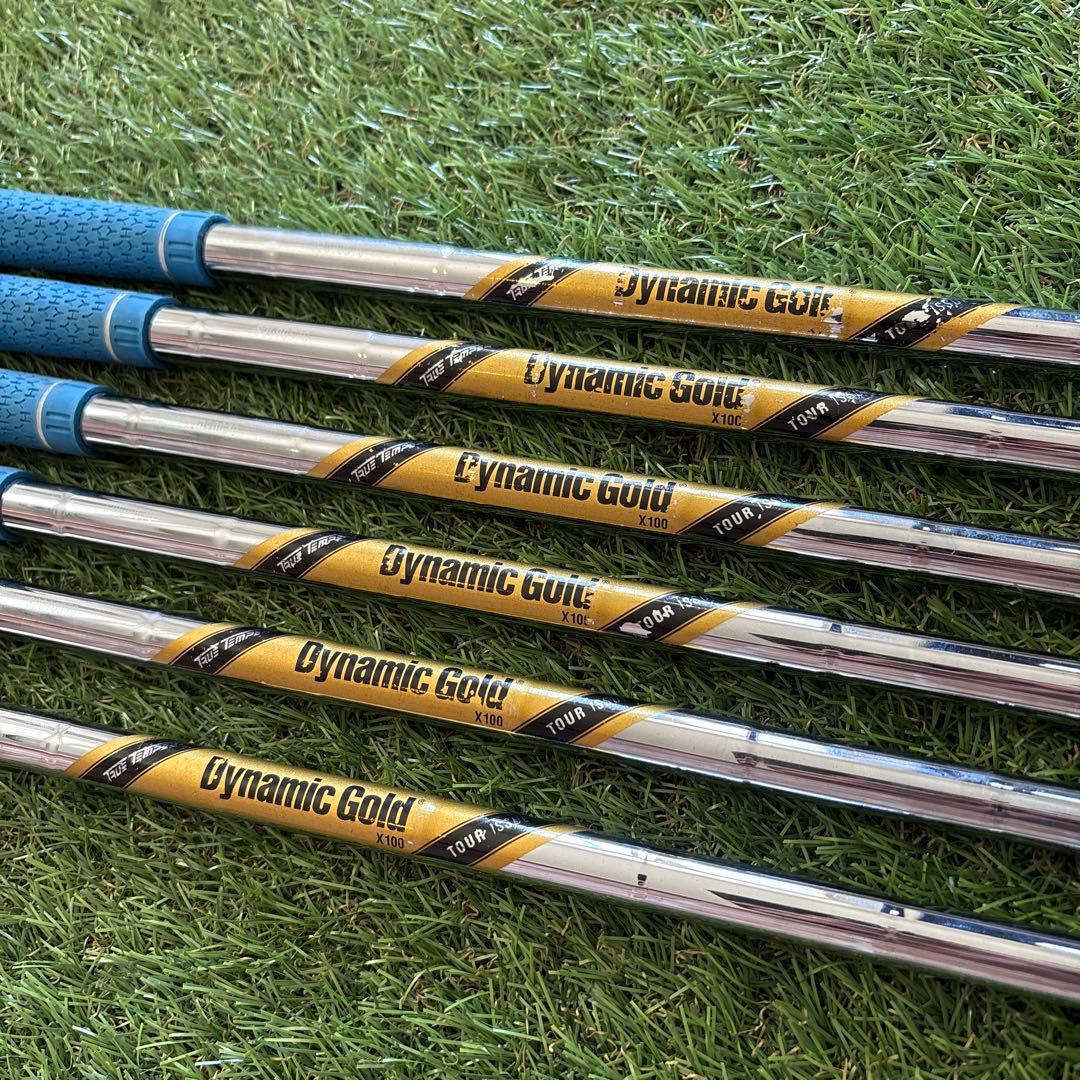 タイトリスト 712CB ダイミックゴールド ツアーイシュー X100 6本