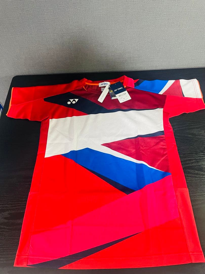 桃田賢斗モデル　YONEX バドミントンウェア Mサイズ YONEXヨネックス日本代表 選手支給品 非売品 桃田賢斗 志田千陽宮崎友