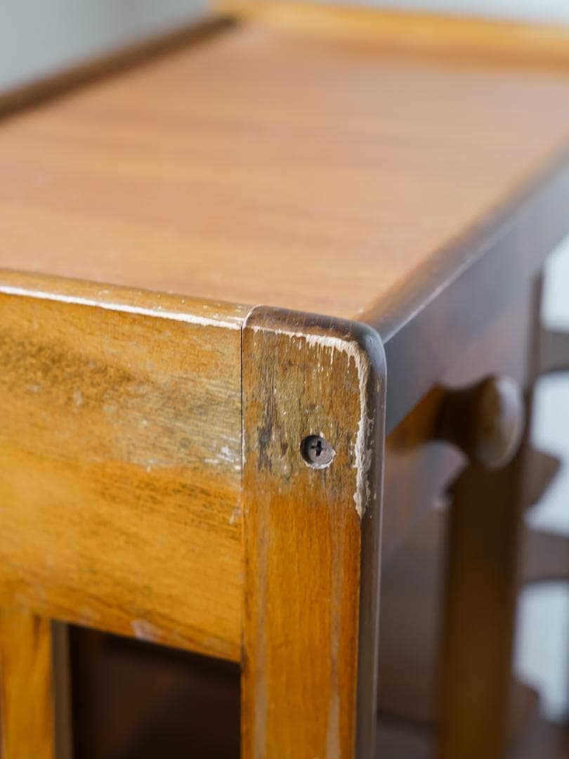 80's \"KOIZUMI\" ヴィンテージ 木製棚/ラック 収納 古道具 モダン