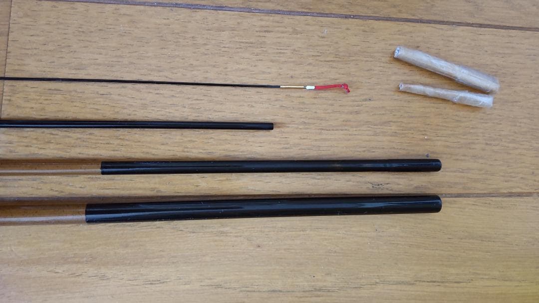 へら竿 二代目 枯法師 8尺 4本継 使用感一部修正有 使えれば良い方に