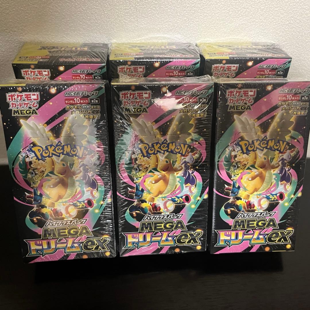 ポケモンカード メガドリームex 6BOX (未開封シュリンク付き) - メルカリ