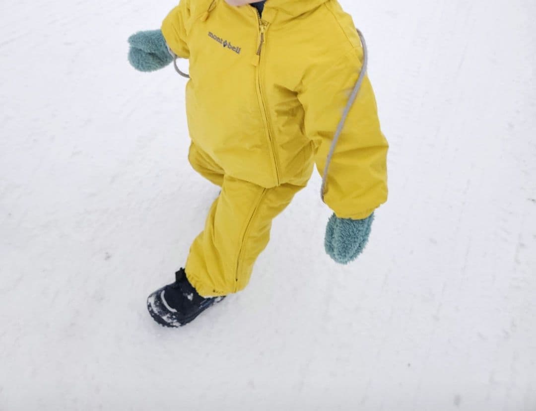 mont-bell モンベル ジャンプスーツ ベビー用スキーウェア 80サイズ