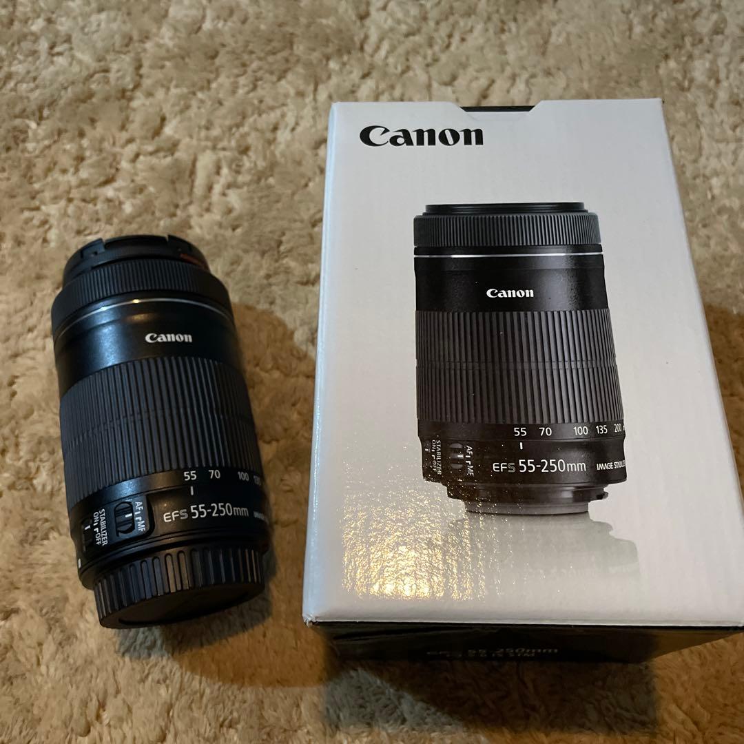 Canon EFS 55-250mm f/4-5.6 IS STM（箱付き）