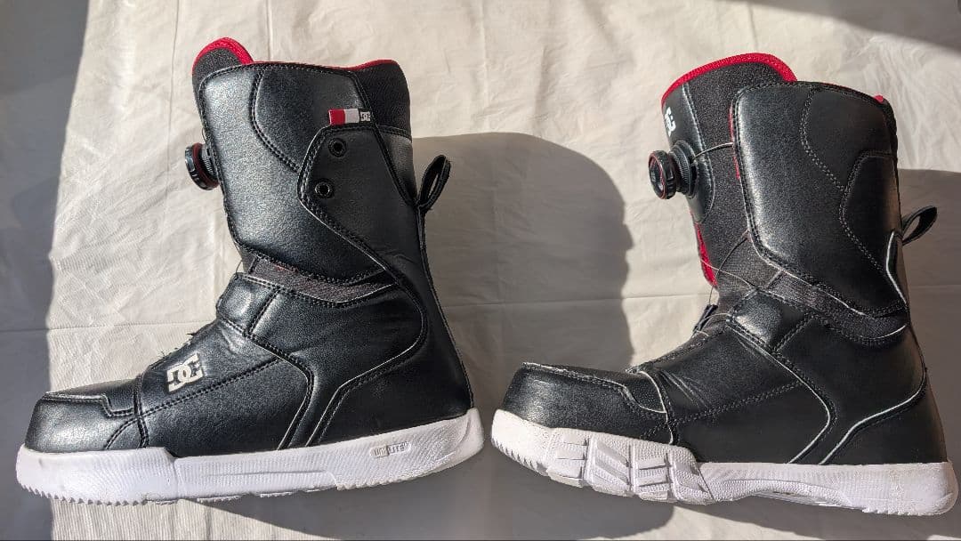 DC SCOUT 26.5cm BOA スノーボードブーツ ブラック/レッド