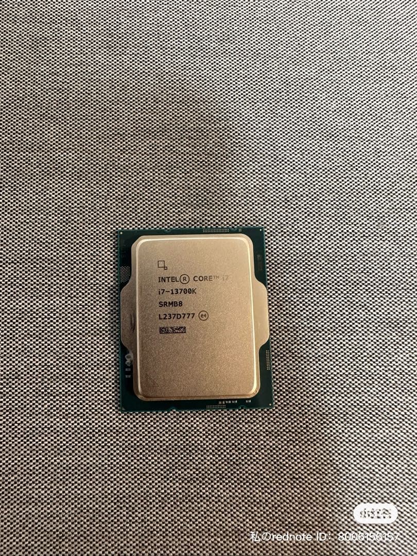 Intel i7-13700k と asus rog strix 3080 ev