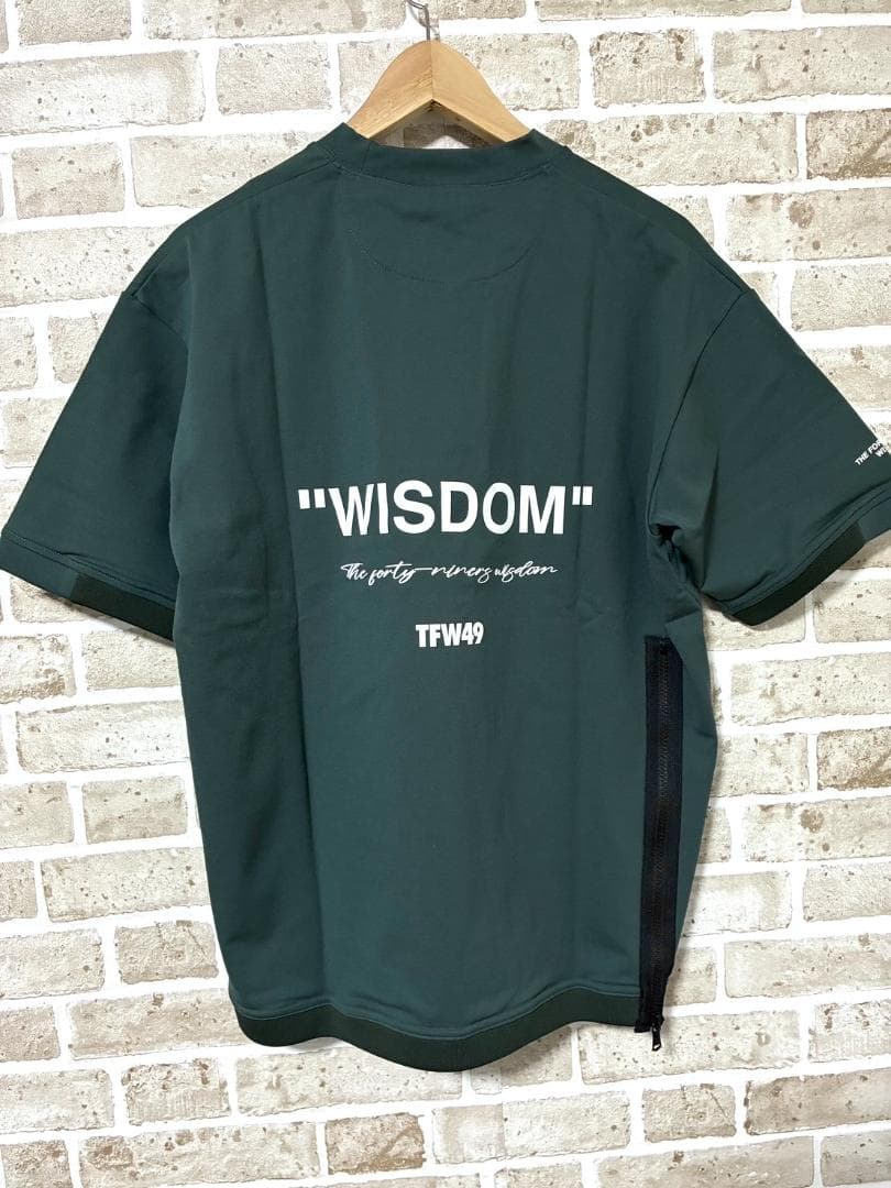 早い者勝ち✨】新品 TFW49 メンズ ショートスリーブ スウェット M 緑
